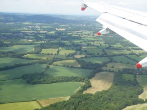 arriving England